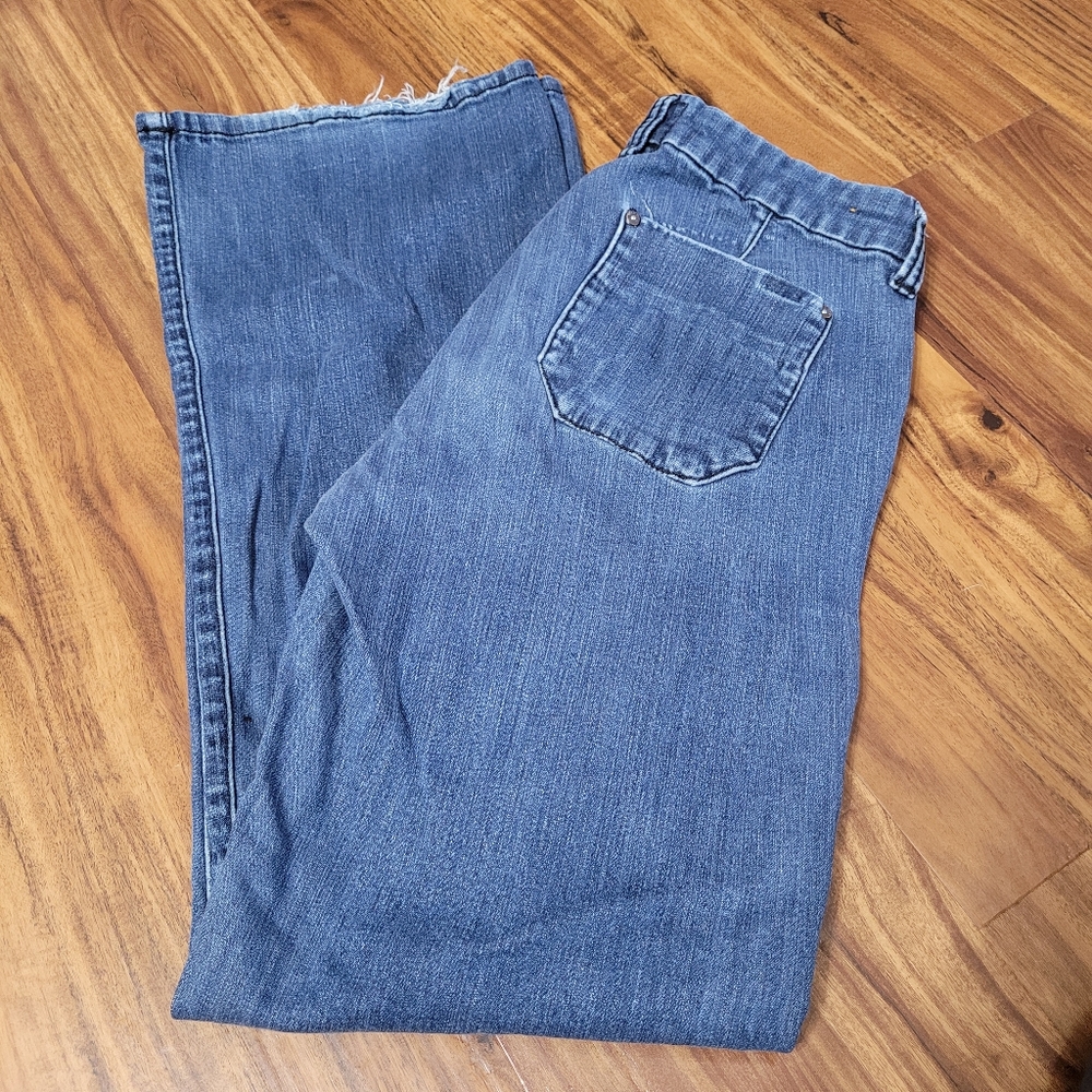 Dear John Denim Mid Rise Flare Leg Jeans